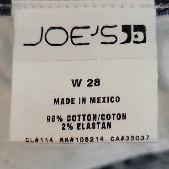 Joe's Jeans Low-Rise Bootcut Denim Jeans The Honey Size 28 (30 Natural Waist) - Picture 12 of 15